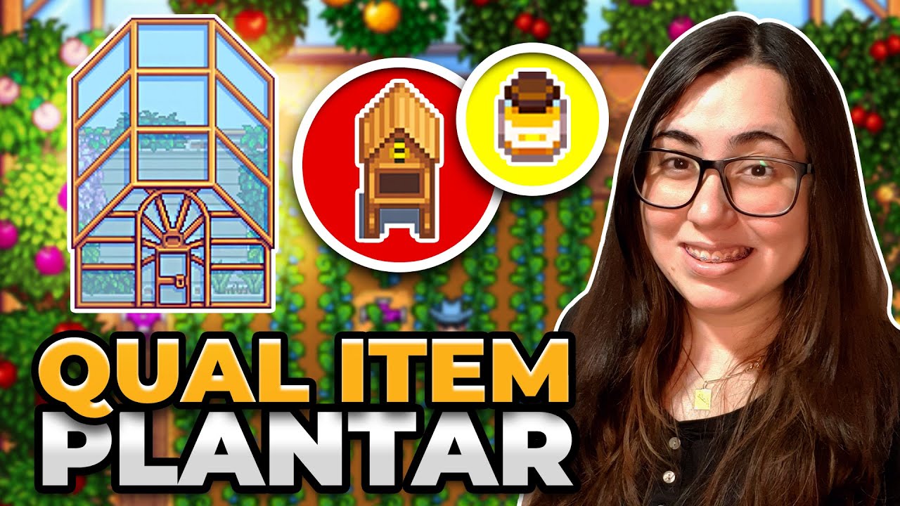 MELHOR PLANTAÇÃO DA ESTUFA E DICAS APIARIO E MEL - STARDEW VALLEY