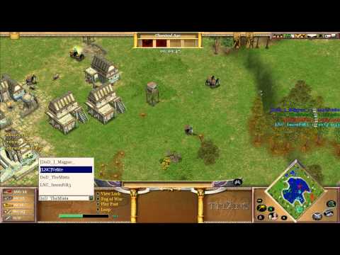 [LNC]Velite and [LNC]Im0nFiR3 vs [DoD]Magyar and [DoD]TheMista - Age of Mythology: The Titans Game 1