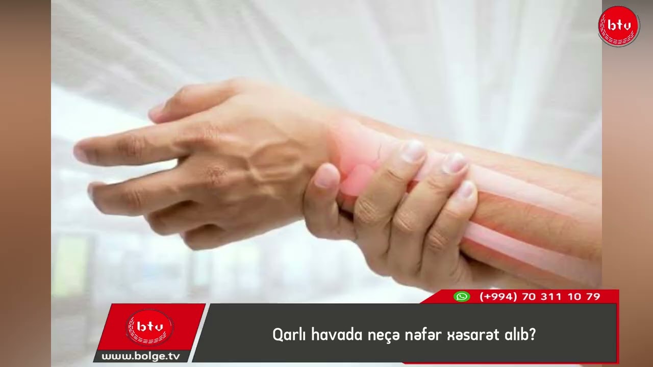 Qarlı havada neçə nəfər xəsarət alıb?