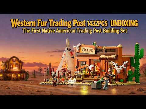 Vidéo Lumibricks The Old West 14018 : Commerce de fourrures