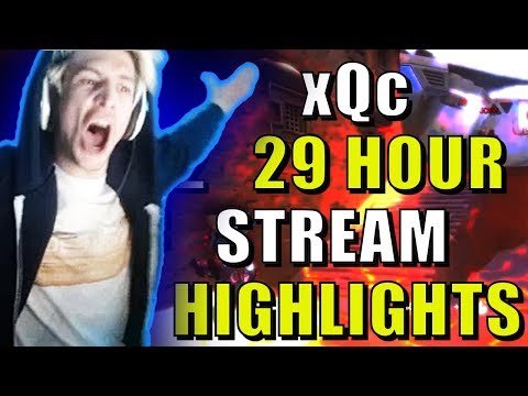 xQc 29 Hour Stream Highlights! | Best and Funny Moments!