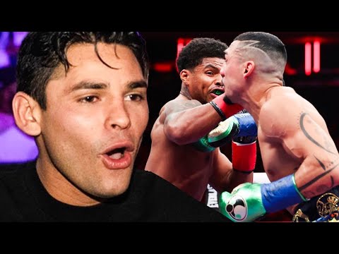 Ryan Garcia REACTS to Shakur Stevenson DOMINATING Teofimo Lopez: “Great Performance!”