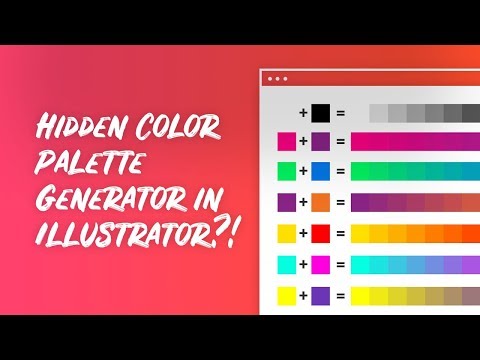 Make A Color Palette in Illustrator in SECONDS!