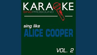 Street Fight (Karaoke Instrumental Version) (In the Style of Alice Cooper)