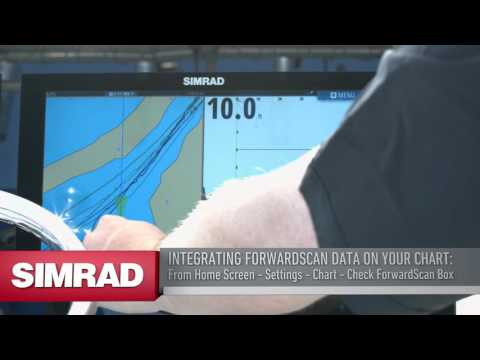 How to Setup Simrad ForwardScan™ on Your Chart