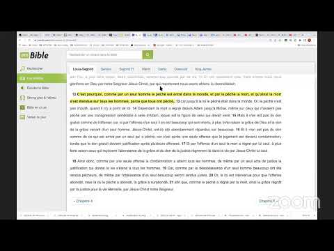 L'ETUDE BIBLIQUE DE L'EPITRE DE ROMAIN CHAPITRE 5: 30 MAI 2023