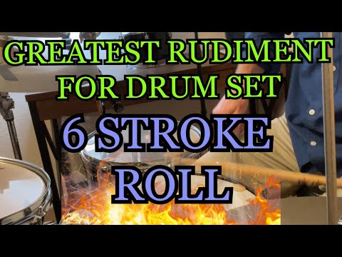 How to MASTER the Six Stroke Roll | Drum Lesson and Application