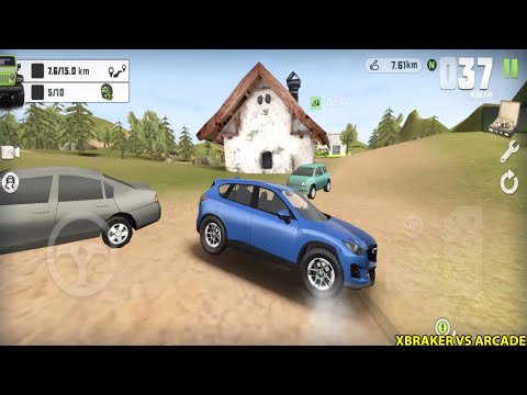 Extreme SUV Driving Simulator - New SUV Unlocked Blue Car - Mountain Road Driving - Android Gameplay