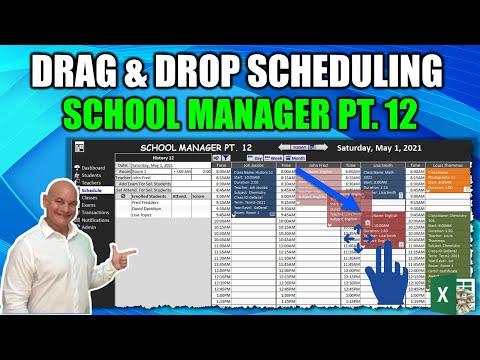 STOP Manual Scheduling! Drag & Drop Excel Hack [Part 12]