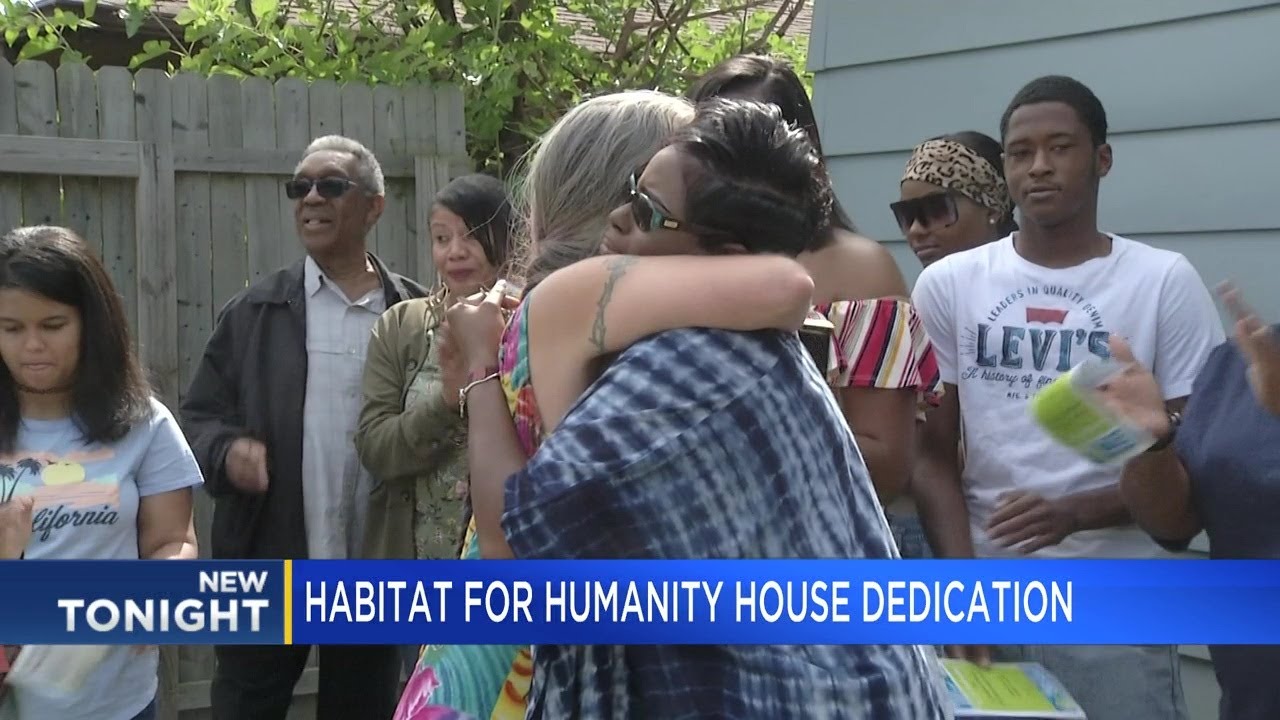 Habitat for Humanity house dedication