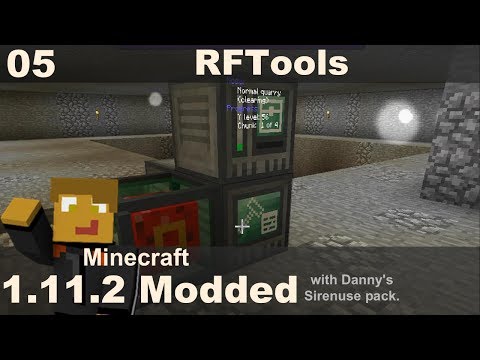 Modded 1.11.2 - RFTools Builder Quarry (E05)