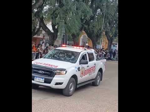 DESFILE 25 DE MAYO. ROSARIO DEL TALA (E.R)... BOMBEROS VOLUNTARIOS DE  DISTINTAS LOCALIDADES