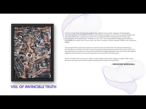 Veil of Invincible Truth A Mixed Media Art Process on Identity, Light & Healing | Gregoire Marshall