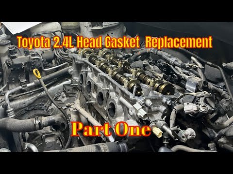 How To Replace The Head Gasket on 2.4l Toyota and Scion Motor Step by Step (Part 1 of 4)