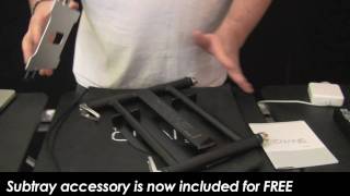 Video thumbnail for The Crane Stand Pro, Sub-Tray & Wirekeep LED's | agiprodj.com by agiprodj