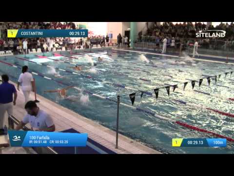 Eliminatorie 3 dei 100 Farfalla Juniores Maschi - 18 Memorial  Chiara Giavi