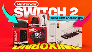 Nintendo Switch 2 Accessories, Glass protector, Clear Case, Camera, and more