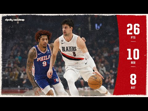 Deni Avdija DOMINATES With 26 Points & 10 Rebounds | Trail Blazers vs 76ers | February 9, 2026