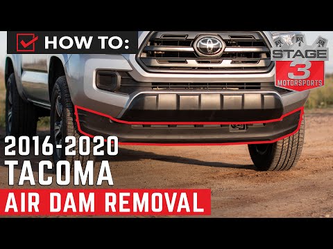 How To: 2016-2020 Tacoma Front Air Dam Removal