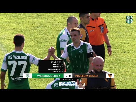 WIDEO: Wisłoka Dębica - Przełom Besko 5-0 [SKRÓT MECZU]