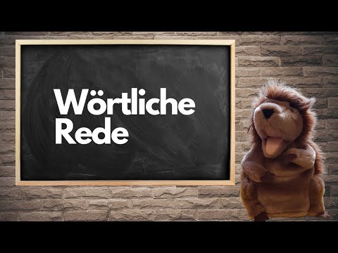 Wörtliche Rede