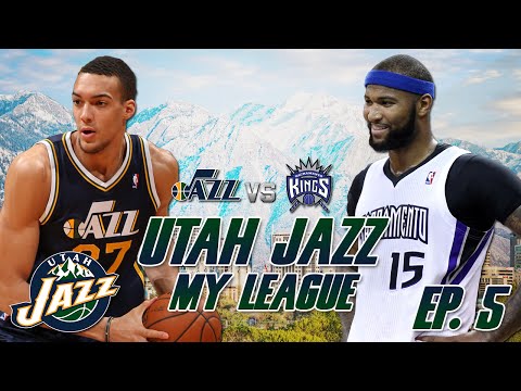 NBA 2k16: Jazz MyLeague at Kings [Y1 G66, Ep. 5] - TRADE DEADLINE!