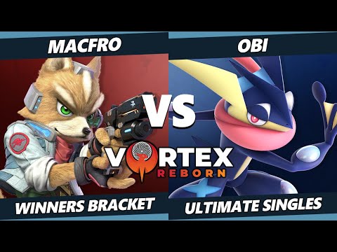 Vortex Legends 5 - Macfro (Fox) Vs. Obi (Greninja) SSBU Ultimate Tournament