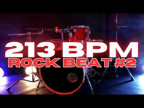 213 BPM - Rock Drum Beat - Loop 2