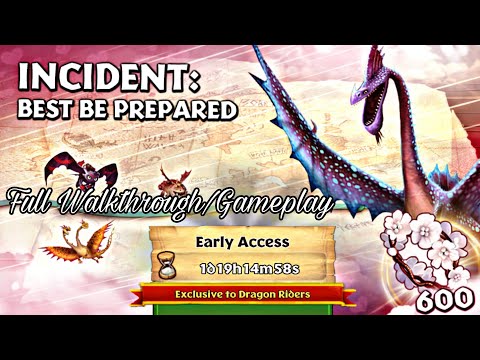 INCIDENT: BEST BE PREPARED FULL GAMEPLAY/WALKTHROUGH - NEW GAUNTLET EVENT - Dragons: Rise of Berk