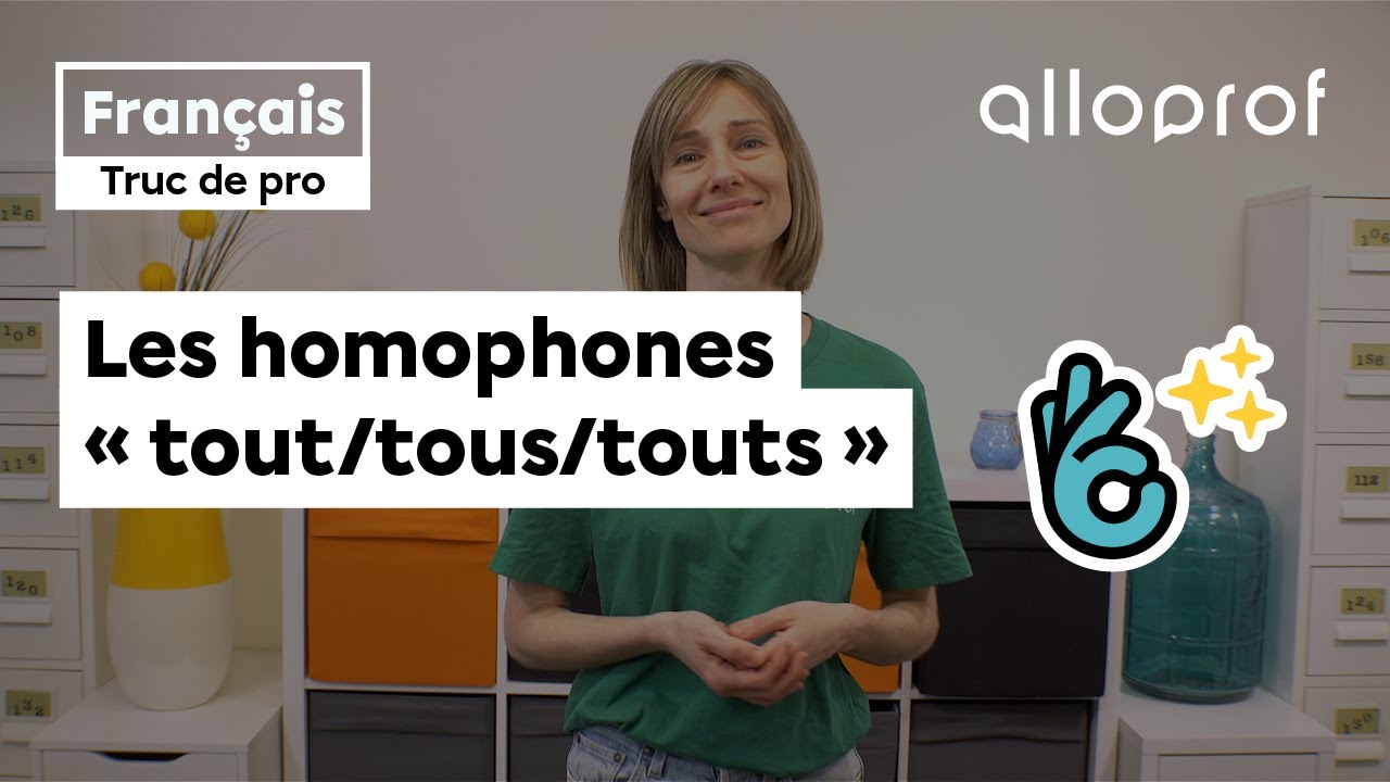 Truc de pro — Les homophones « tout/tous/touts »