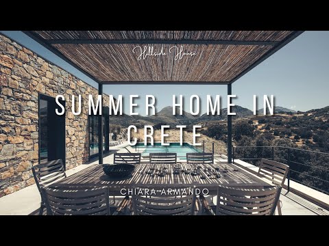 Summer Home - Contemporary House Design On A Steep Slope On The Island Of Crete