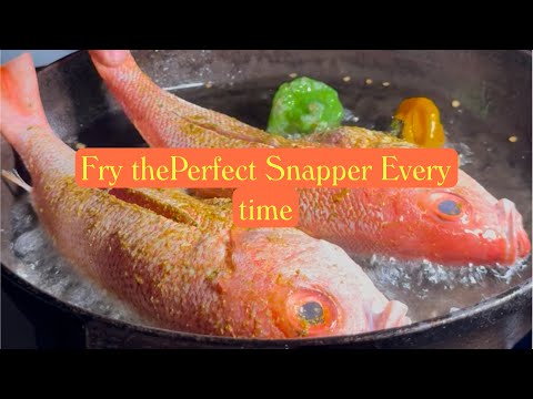 This is how Badbwoy Fry the Perfect Snapper Every Time | Crispy & Juicy Fish Recipe