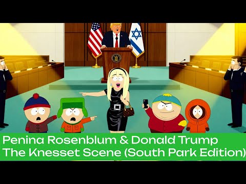 Penina Rosenblum in the Knesset - South Park | Penina Rosenblum & Donald Trump -The Knesset Scene