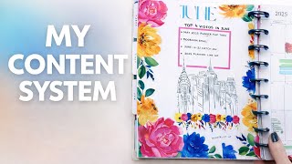 My 2025 Social Media System | How I Plan Content All Year