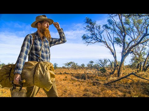 4 Days SOLO Walking the Australian Outback as a Traditional Swagman