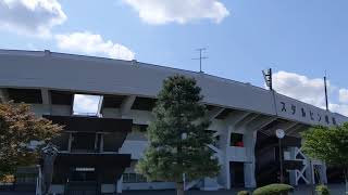 20190827 スタルヒン球場(花咲スポーツ公園硬式野球場) ホーム側外観 2