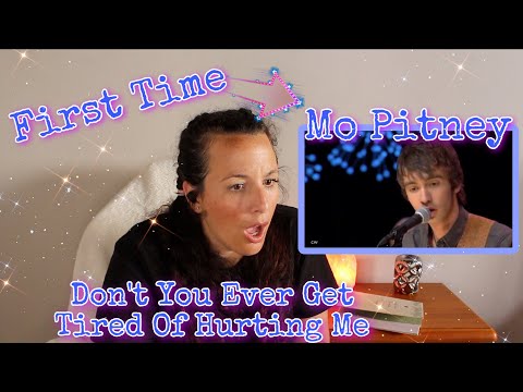 FIRST TIME REACTING TO Mo Pitney | Don't You Ever Get Tired Of Hurting Me