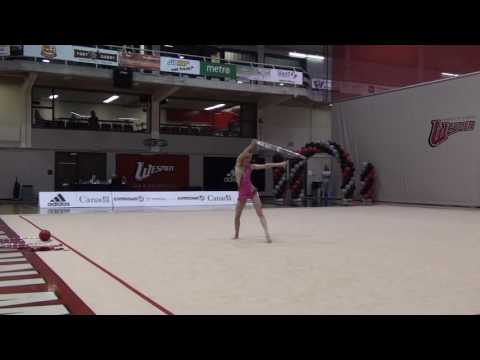 Tara Czemeres Junior Hoop SK 2016 Canadian Championships RG