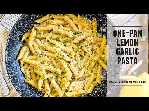 One-Pan Lemon Garlic Pasta | The Easiest One-Pot Pasta Recipe