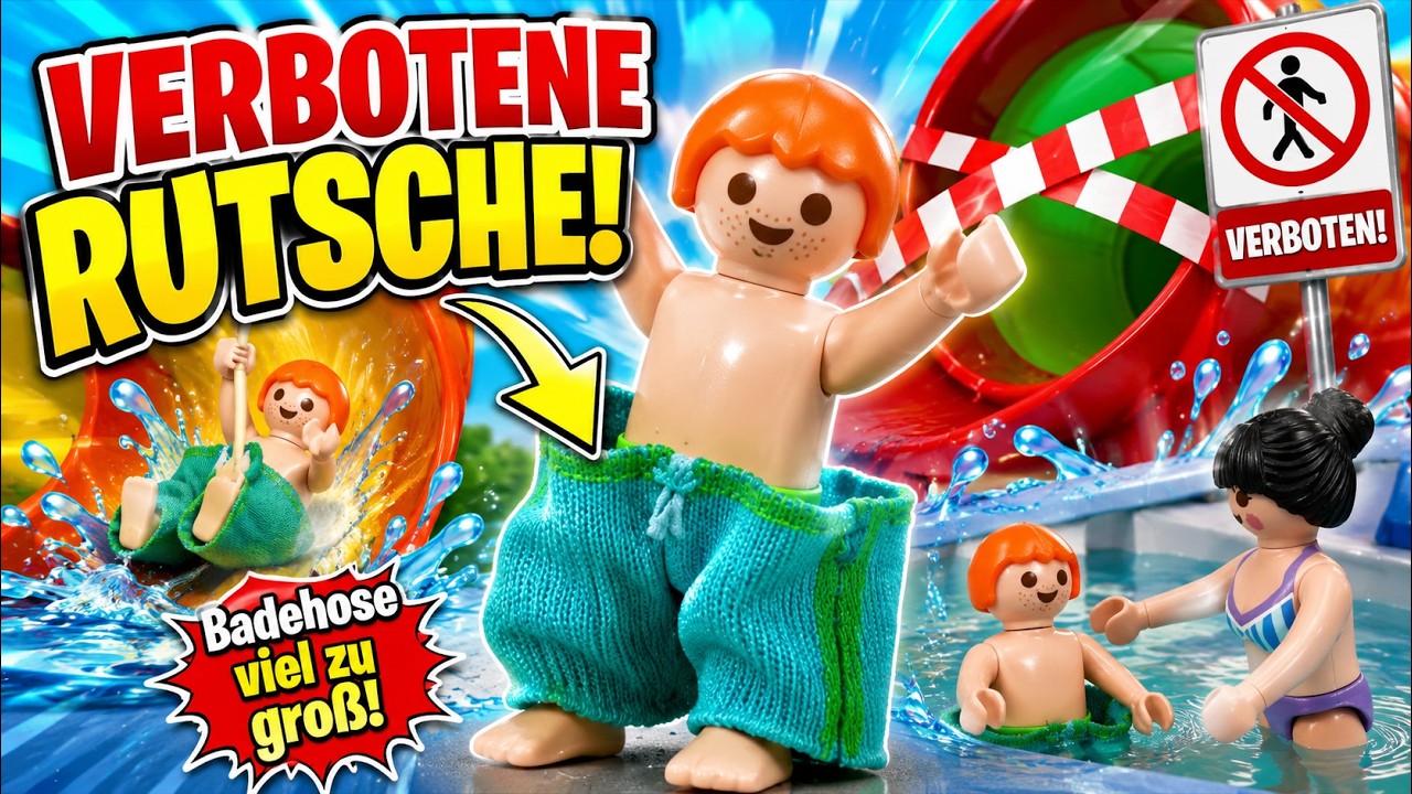 Playmobil Film "Die Badehose ist zu groß" Familie Jansen / Kinderfilm / Kinderserie