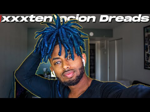 🔵DYED MY HIGHTOP DREADLOCKS BLUE 💙| 2nd Phase of My...