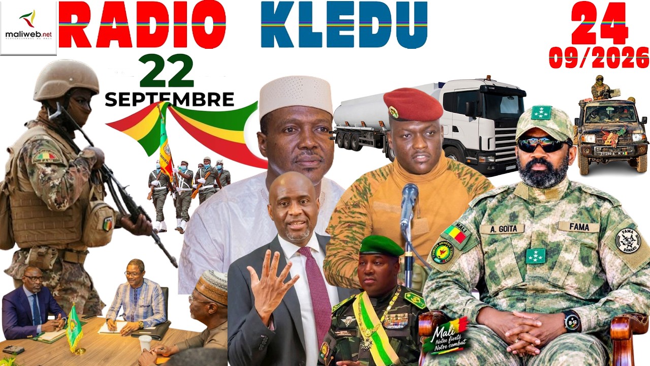 La Revue de Presse de la RADIO KLEDU du 24 Septembre 2026