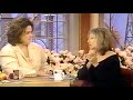 Barbra Streisand Interview On The Rosie O Donnell Show November 1997