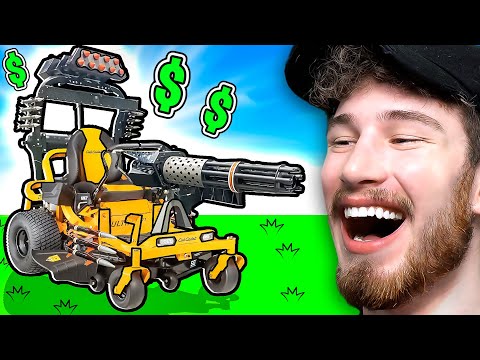 Buying MAX LEVEL MOWER in Roblox Mow The Lawn!