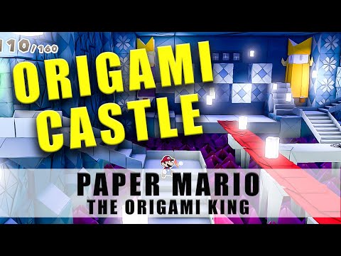 Paper Mario The Origami King Origami Castle walkthrough - 100% guide all treasure and hidden blocks