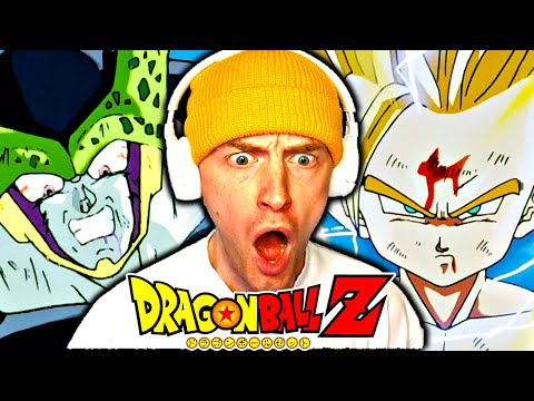 GOHAN IS DESTROYING CELL!! - First Time Watching Dragon Ball Z Episode 186-187 Reaction
