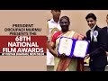 President Droupadi Murmu presents the 68th National Film Awards at Vigyan Bhavan, New Delhi