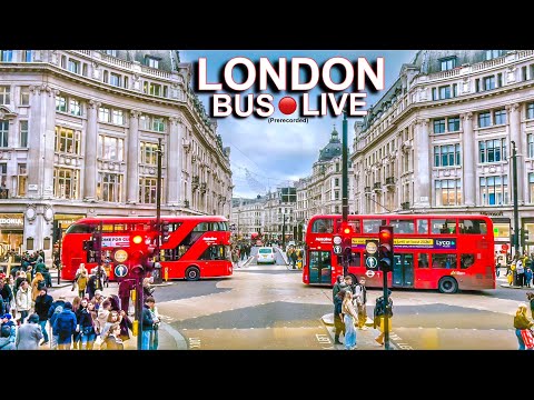LONDON BUS RIDES 💫 DIGEST 🔴 LIVE CHAT ✨