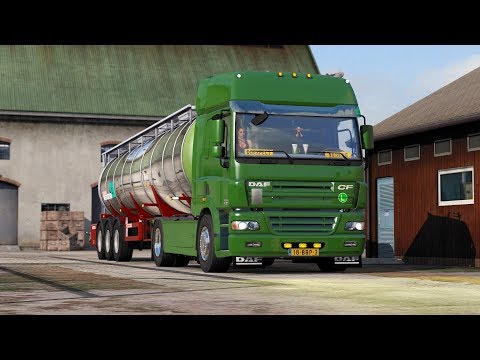 ETS2 1.32 open beta DAF CF85  Göteborg - Växjö