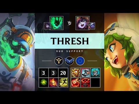 Thresh Support vs Lulu - EUW Diamond Patch 25.18